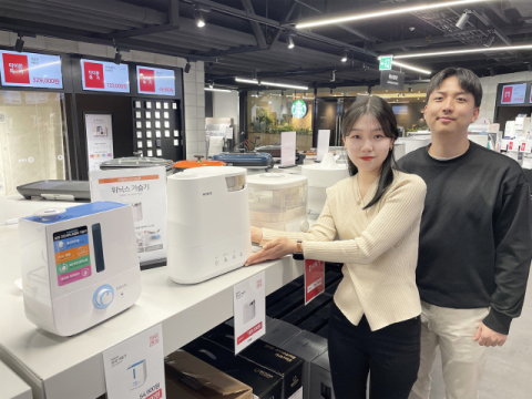 건조한 날씨에 가습기·공기청정기 판매량 동반 증가