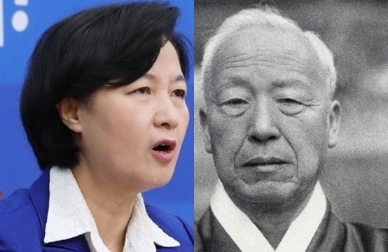 추미애, 이승만. 연합뉴스, 매일신문DB