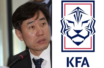 하태경 국민의힘 국회의원, 대한축구협회 로고. 연합뉴스, 매일신문DB