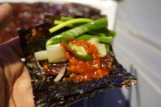 포항 호미곶 과메기 식당에서 준비한 과메기가 손님을 기다리고 있다. 호미곶 과메기 제공.