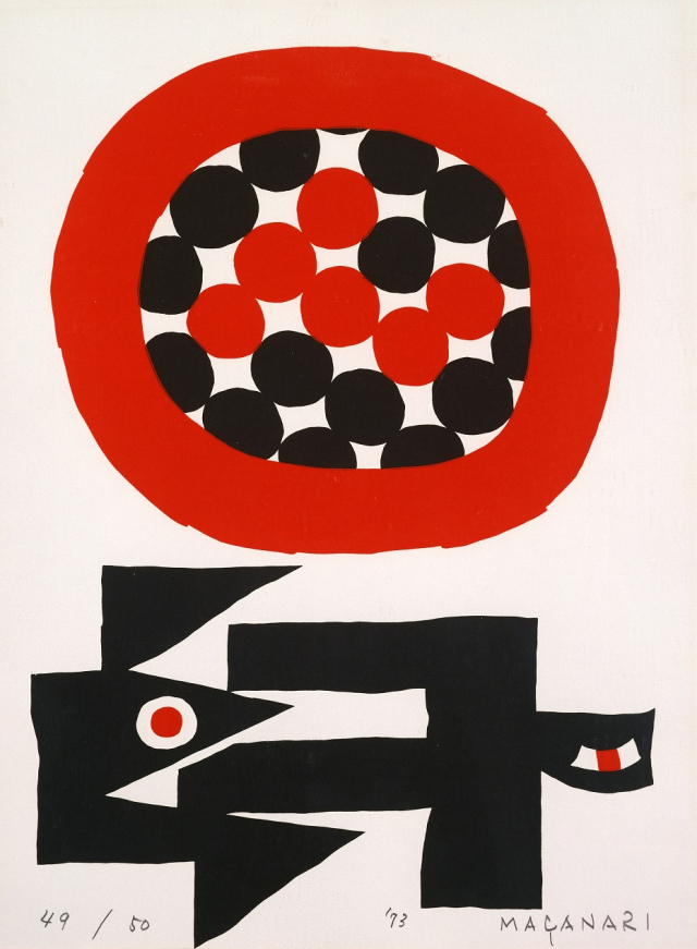 무라이 마사나리, Sun and Bird, 1973. 경북대 미술관 제공