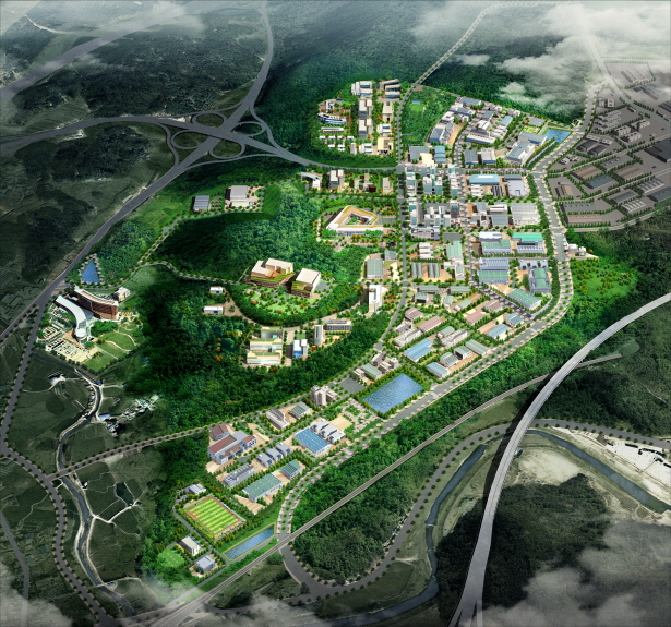 동남권 산단 조감도. 제공 기장군