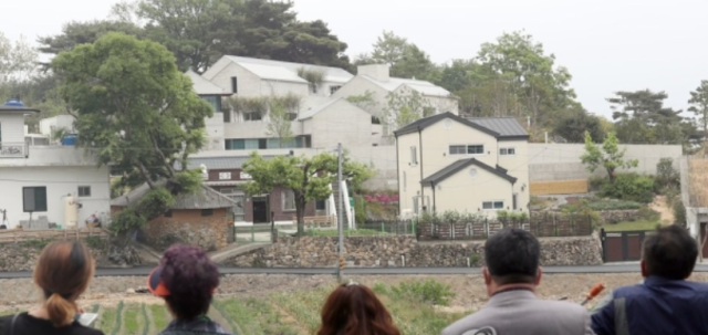 문재인 전 대통령 사저. 연합뉴스