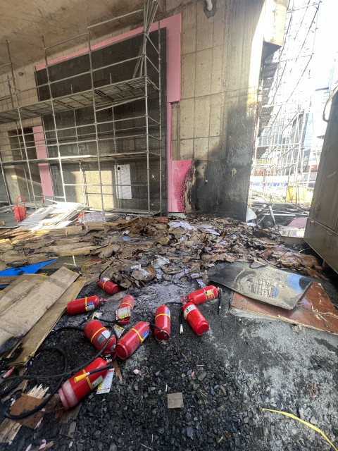 7일 대구 수성구 범어동에서 화재가 발생했다. 대구소방안전본부 제공