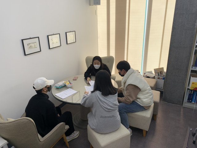 대구시교육청의 학업중단 숙려제 위탁 프로그램 운영기관 중 하나인 대구보건대에서 진로 멘토링 상담 수업이 진행되고 있다. 대구시교육청 제공
