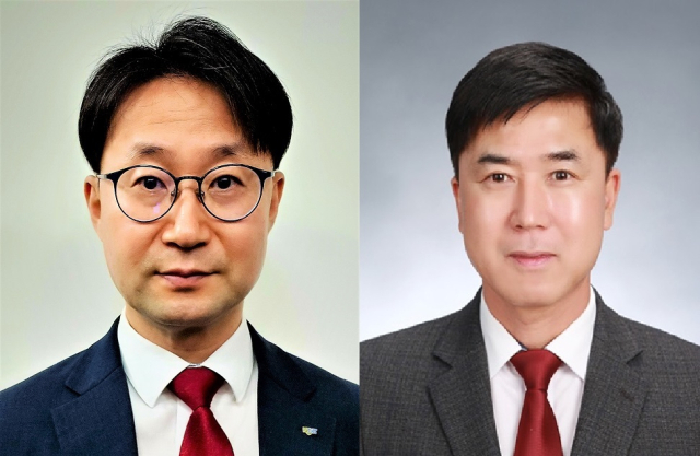 심현구 신용보증기금 전무이사(왼쪽)와 이주영 상임이사. 신용보증기금 제공