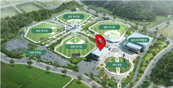 한국야구박물관 예정지(일광읍 야구테마파크) 조감도. 제공 기장군