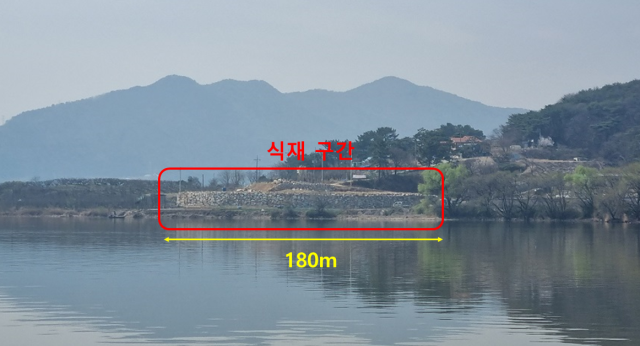 식재 구간. 제공 창원시