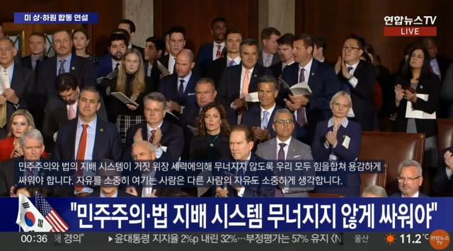 미국 워싱턴 D.C. 연방의사당 본회의장. 연합뉴스TV