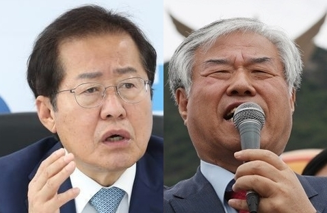홍준표, 전광훈. 연합뉴스