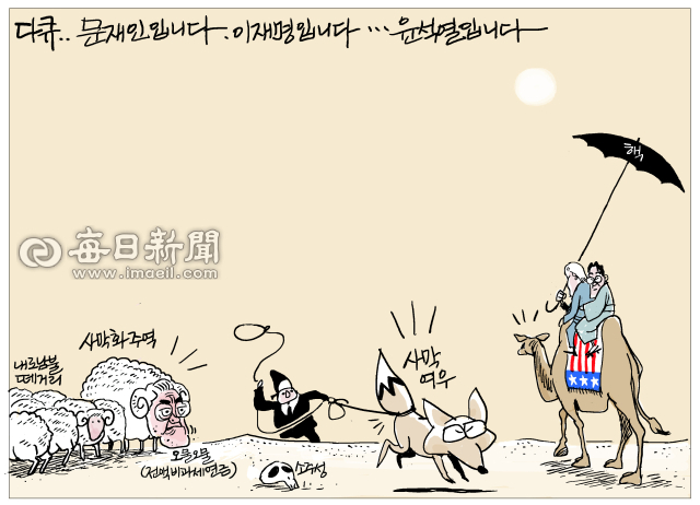 매일희평.김경수화백