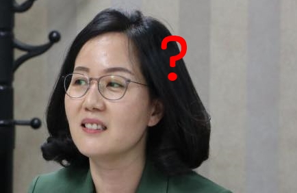 김현아 전 국민의힘 국회의원. 물음표 이미지. 김현아 전 의원 페이스북