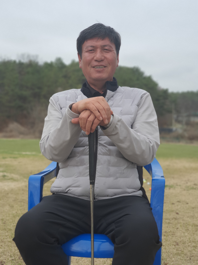 골프 안전 전도사로 나서고 있는 유부상 (KGF·칠곡 신동파인힐스)프로. 김우정 기자