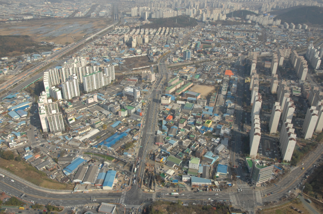 대구 달성군 화원읍 전경.