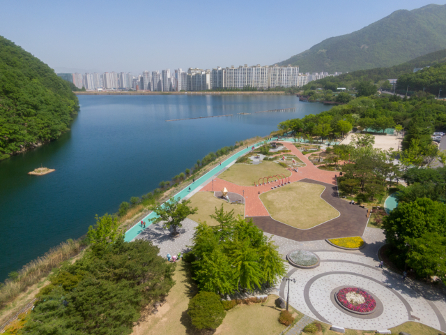 대구 달서구 월광수변공원 전경. 달서구청 제공