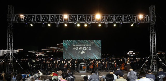 2022년 펼쳐진 수성 르네상스 공연 모습. 대구음악협회 제공.