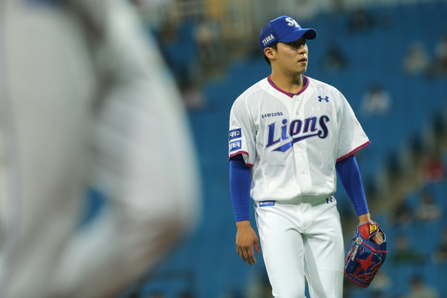 16일 KIA 타이거즈와의 대구 홈 경기에 선발 등판한 삼성 라이온즈 원태인. 삼성 제공