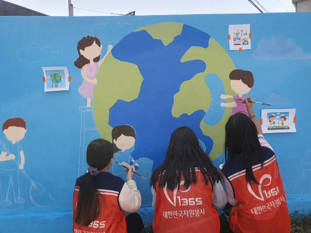 대구 달서구에 있는 죽전초등학교 학생들이