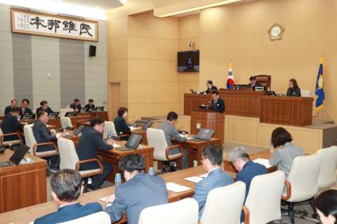 예천군의회, 제264회 임시회 개최 26일까지 의사일정 돌입
