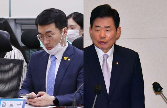 김남국, 김진표. 연합뉴스