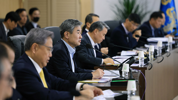 지난 4월 조태용 국가안보실장이 NSC 상임위원회를 주재하고 있다. 대통령실 제공