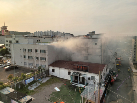 포항 체육학원 화재 25명 대피소동…4천만원 상당 재산피해