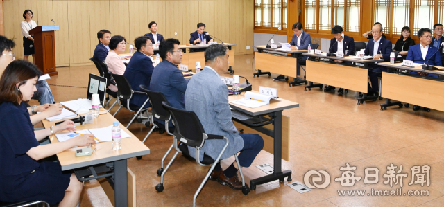 경산문화관광재단 설립 기본계획 수립 연구용역 최종보고회가 지난 7일 열리고 있다. 경산시 제공