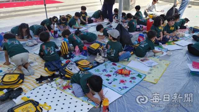 9일 경산 압량읍 마위지 근린공원에서 김유신문화사업회가 주최한 