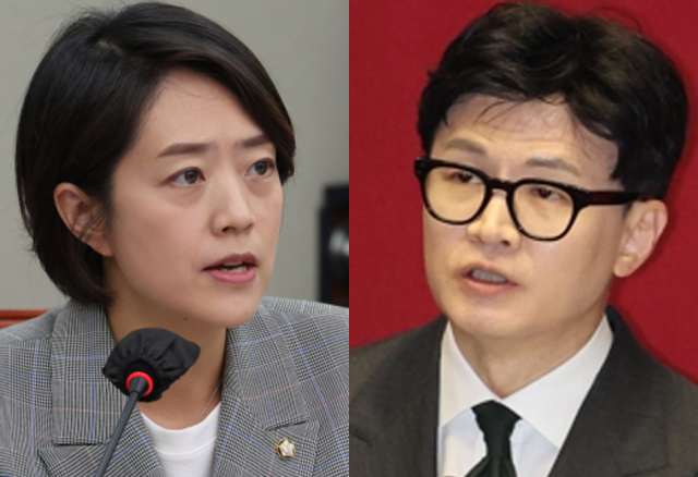 더불어민주당 고민정 의원(왼쪽), 한동훈 법무부 장관. 연합뉴스