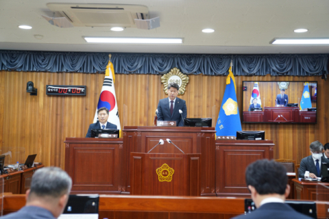 울진군의회 제267회 1차 정례회 돌입 