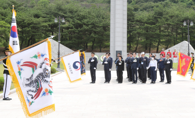 영천호국원에서 열린 전몰 학도의용군 추모식 모습. 국립영천호국원 제공