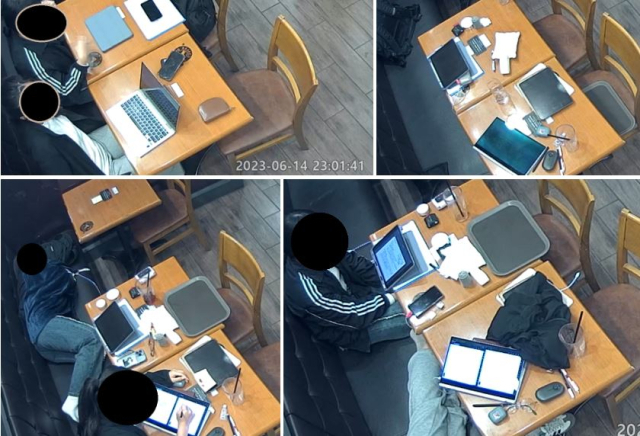 지난 15일 자영업자 온라인 커뮤니티에서 외부 음식을 반입해서 먹은 것도 모자라 의자에 누워 잠까지 자며 9시간 동안 카페에 머문 