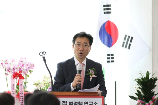 박진철 변호사가 17일 경북 경주에서 