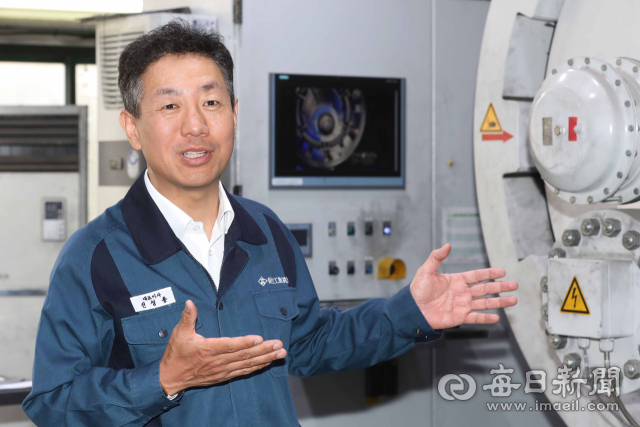 대구 달서구 대천동 신생공업(주) 본사에서 만난 신성용 대표이사는 