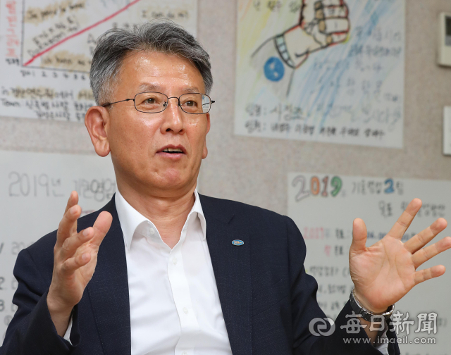 대구 북구 검단동 세계실업(주) 본사에서 만난 이대형 대표이사는