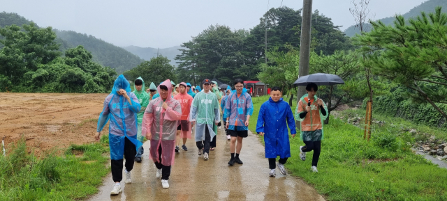 대구경북 청년회와 경산시 소재 대학생들은 지난 13일부터 14일까지 1박 2일 간 경북 울진군 동서트레일 코스에서 