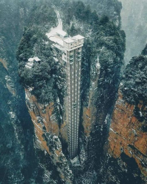 [World No.1]<46>세계 최고 야외 엘리베이트 326m ‘바이롱’