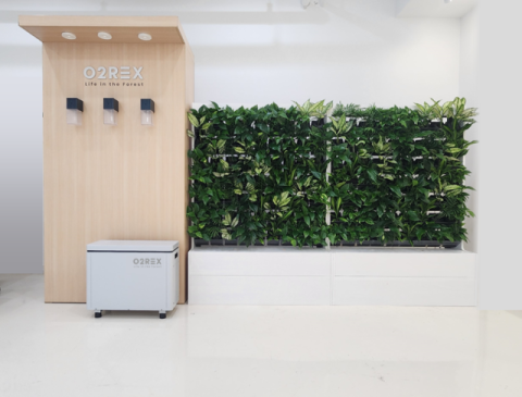 엔에프, 스마트 녹화 시스템 'O2REX GREEN' 출시…산소공급과 공기질 확인 가능