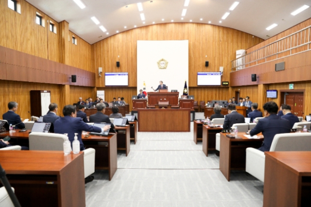 경주시의회 정례회 모습. 경주시의회 제공