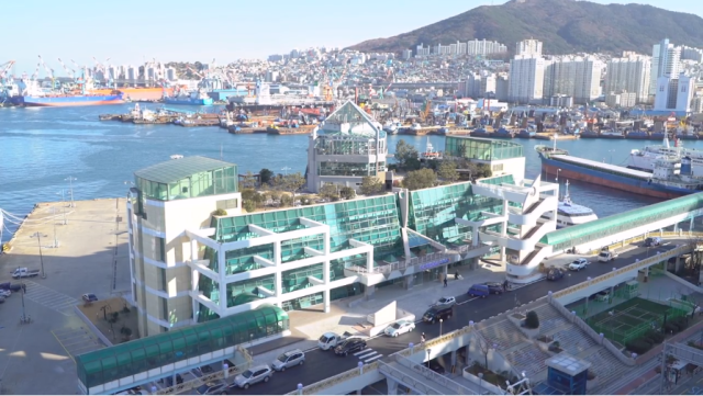 부산항만공사 전경