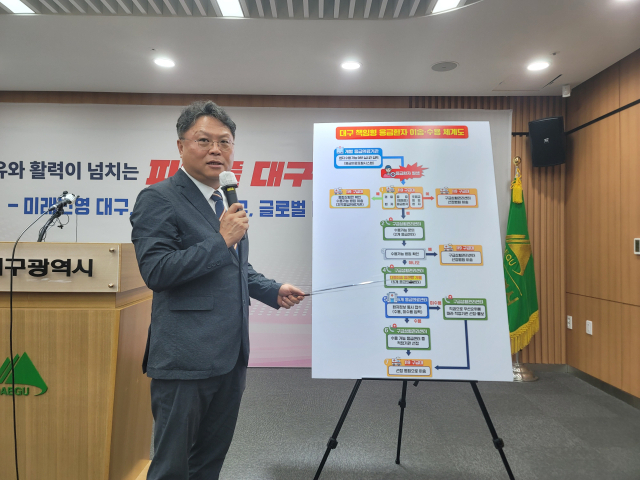 2일 오전 10시 30분 대구시청 동인청사 2층 브리핑룸에서 류현욱 대구시응급의료지원단장이 