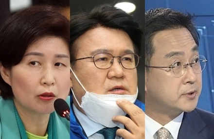 백혜련, 황운하, 박성준. 연합뉴스