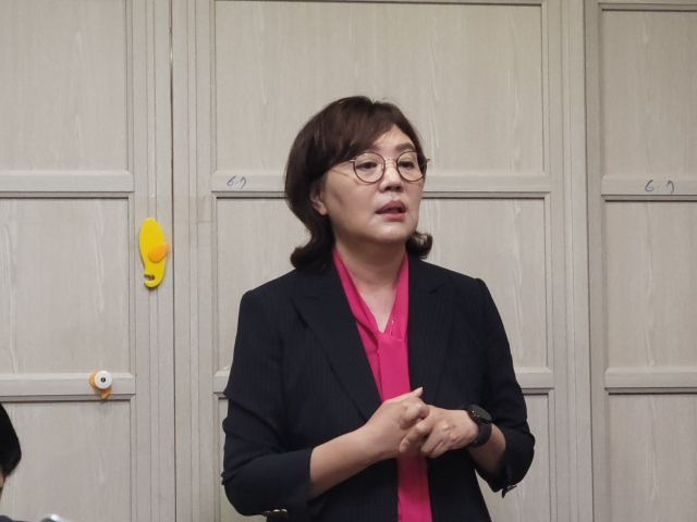 양금희 국민의힘 대구시당위원장은 11일 북구의 한 식당에서 시당위원장 취임 기자회견을 가졌다. 이민호 기자