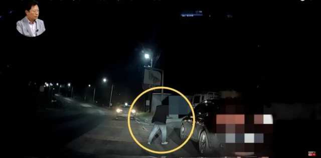 음주운전을 하던 중 택시 기사에게 붙잡힌 남성이 