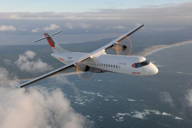 프랑스 이탈리아의 세계 1위 상업용 터보프롭 항공기 제작사 ATR의 대표 항공기 ATR 72-600. ATR