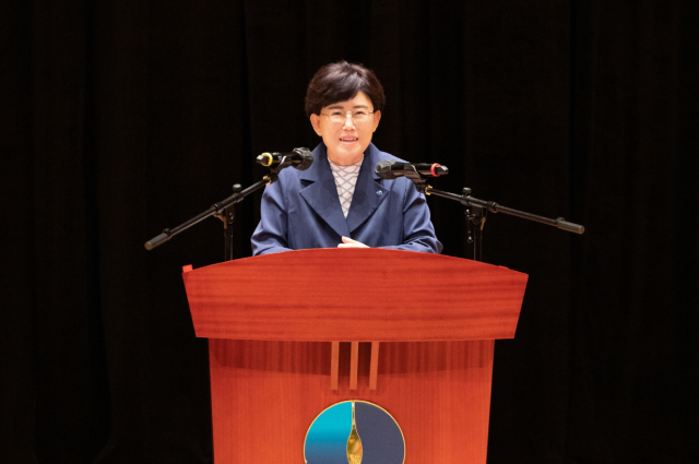 한국가스공사는 창립 40주년을 맞아 18일 대구 본사에서 기념식을 개최했다. 2023.8.18. 한국가스공사 제공