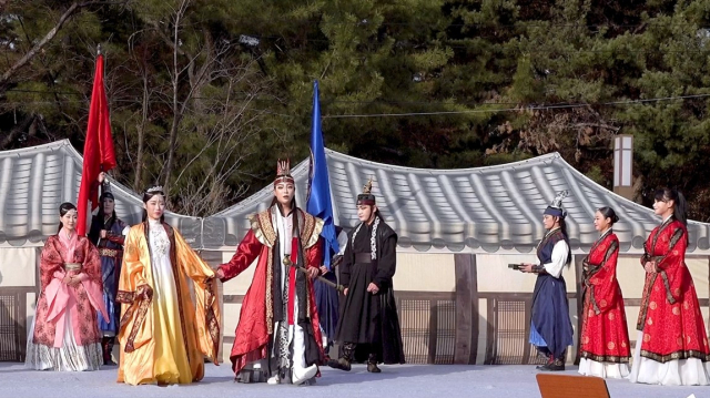 지난해 경주 숭혜전에서 열린 가람예술단의 