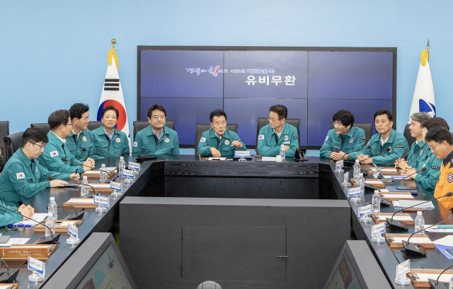 21일 경북도의회 의장단과 상임위원장 등은 경상북도 충무시설을 방문해 을지연습 상황을 참관했다. 경북도의회 제공
