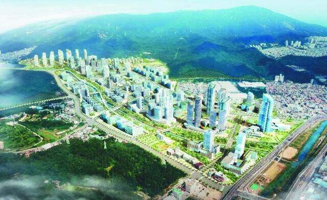 부산도시공사가 해운대구에 조성할 예정인 센텀2지구 도시첨단산업단지 조감도. [사진=부산도시공사]