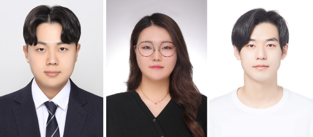 올해 현대자동차 생산직 공채에 합격한 대구일마고 졸업생(왼쪽부터 김경호, 김은정, 문진서)들. 대구시교육청 제공